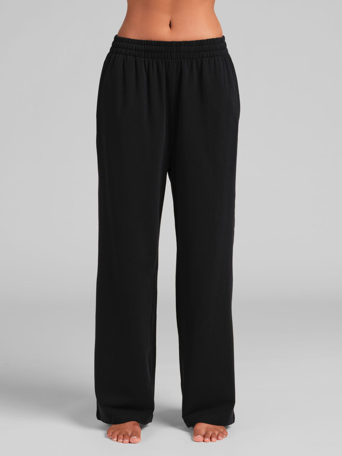 Luxe Terry Lightweight Straight Leg Pants