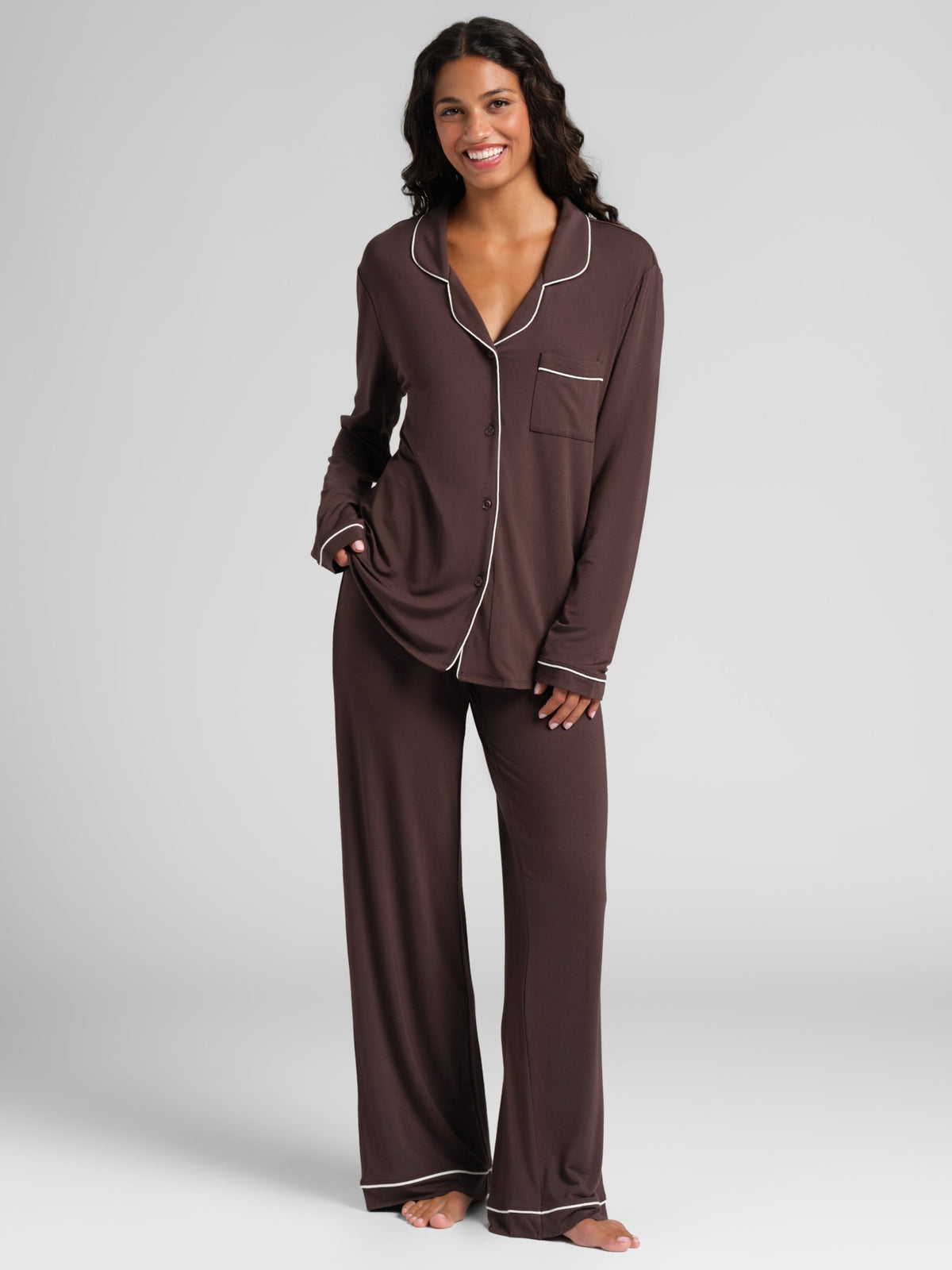 Luna Lounge Long Sleeve Pant PJ Set