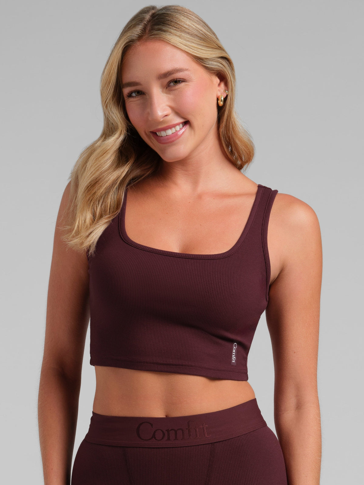 Rib Contour Crop Tank