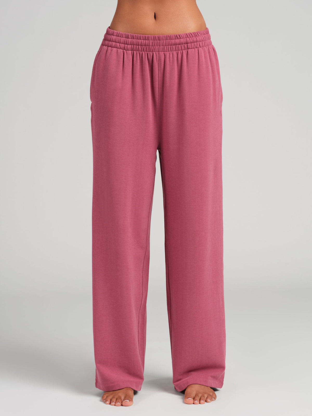 Luxe Terry Lightweight Straight Leg Pants