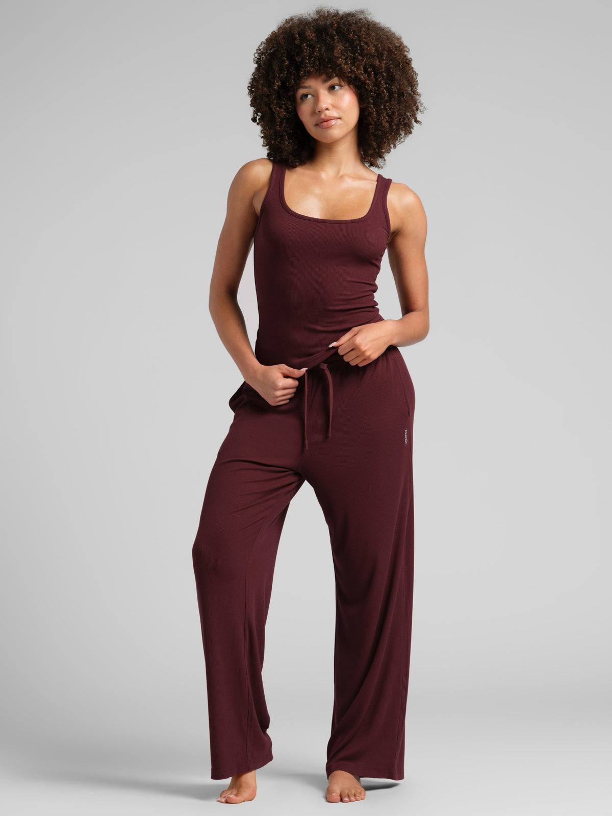 Rib Contour Waist Length Tank