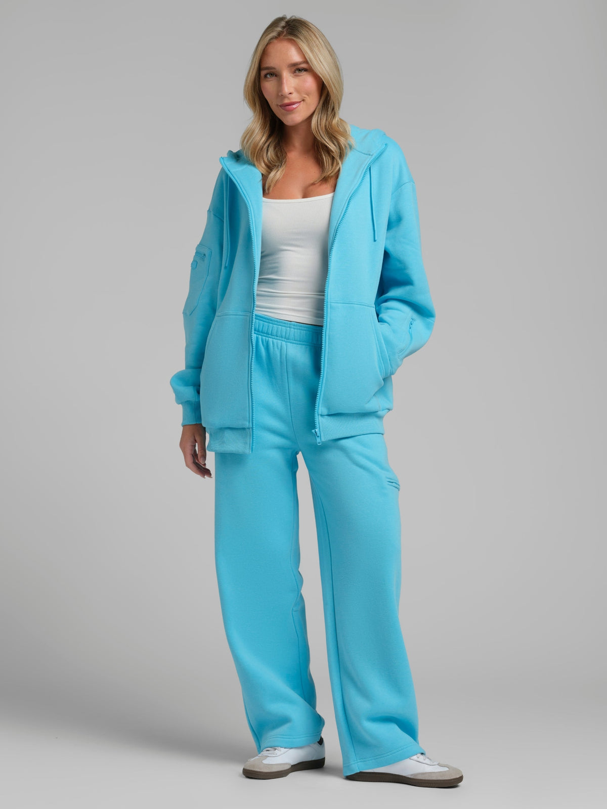 Neon Airplane Mode Straight Leg Sweatpants