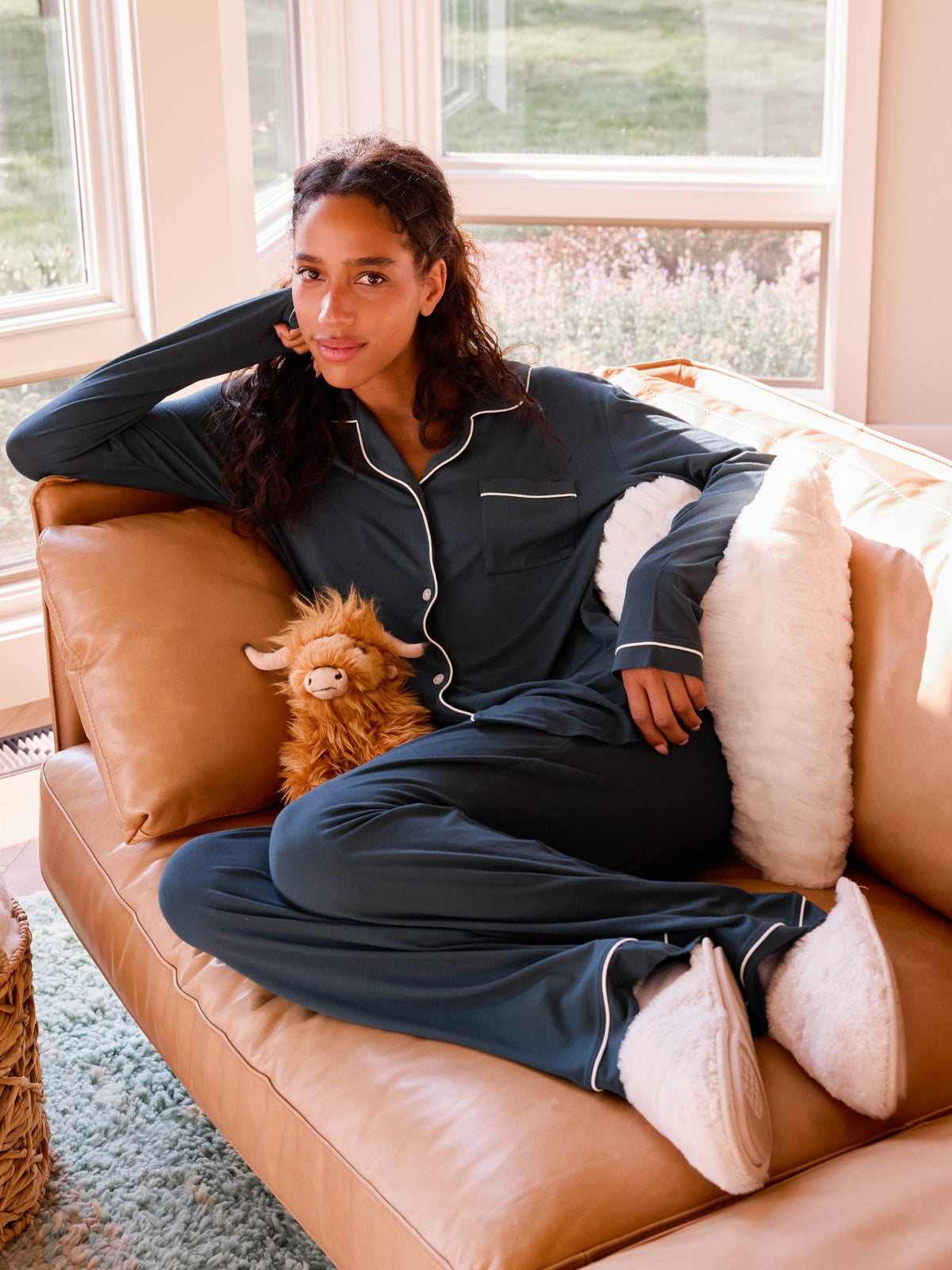 Luna Lounge Long Sleeve Pant PJ Set