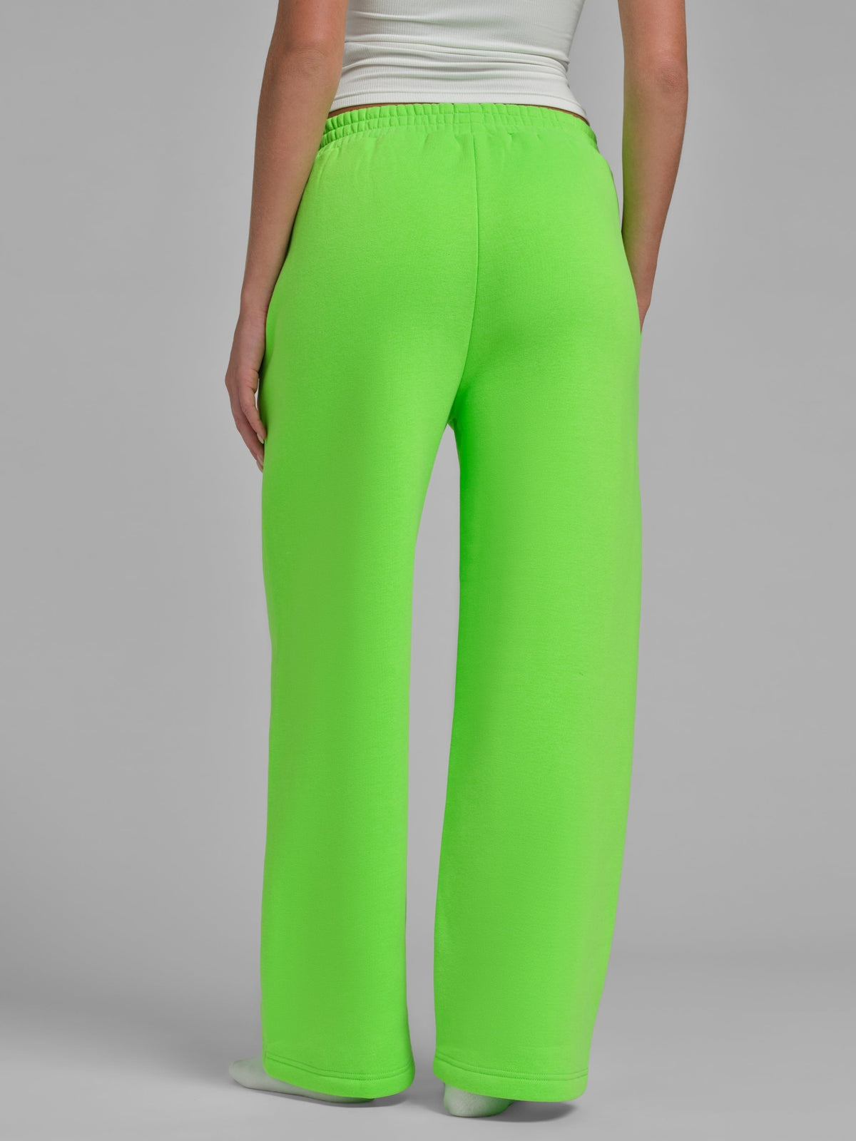 Neon Minimalist Straight Leg Sweatpants