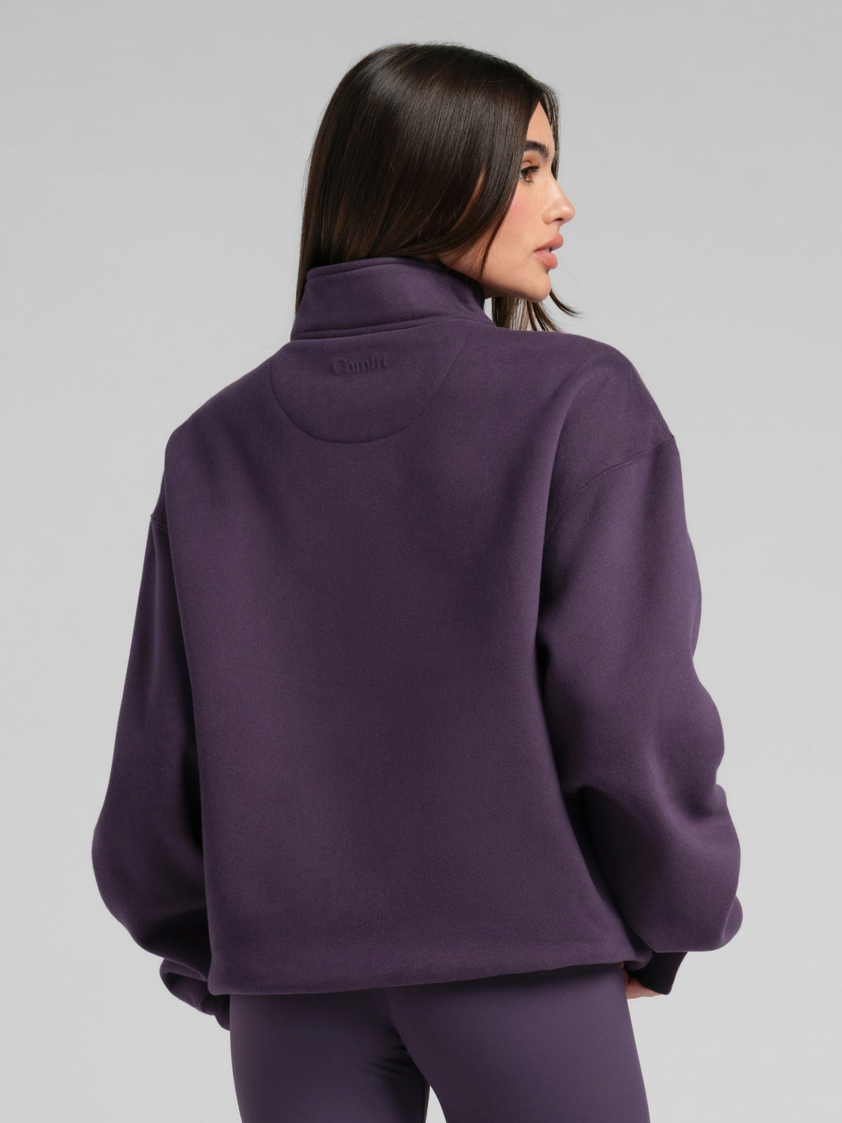 Basic Quarter Zip Mock Neck