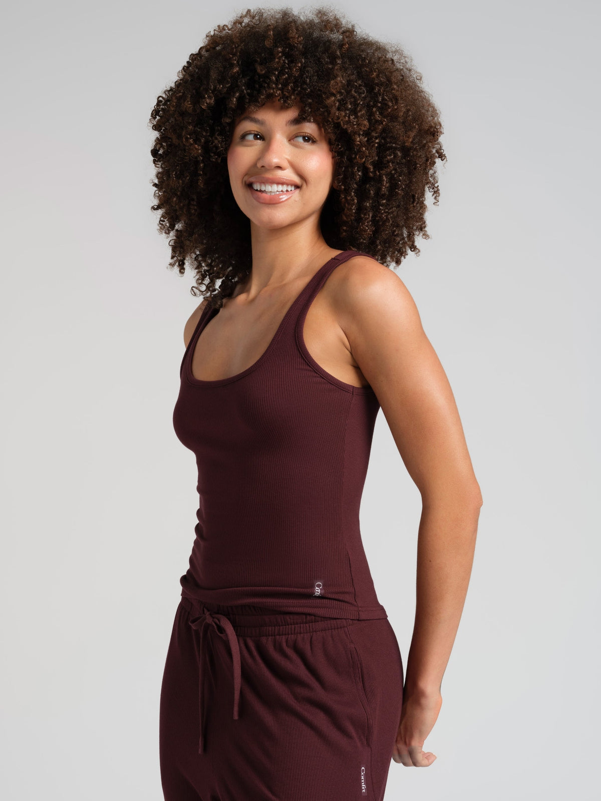 Rib Contour Waist Length Tank