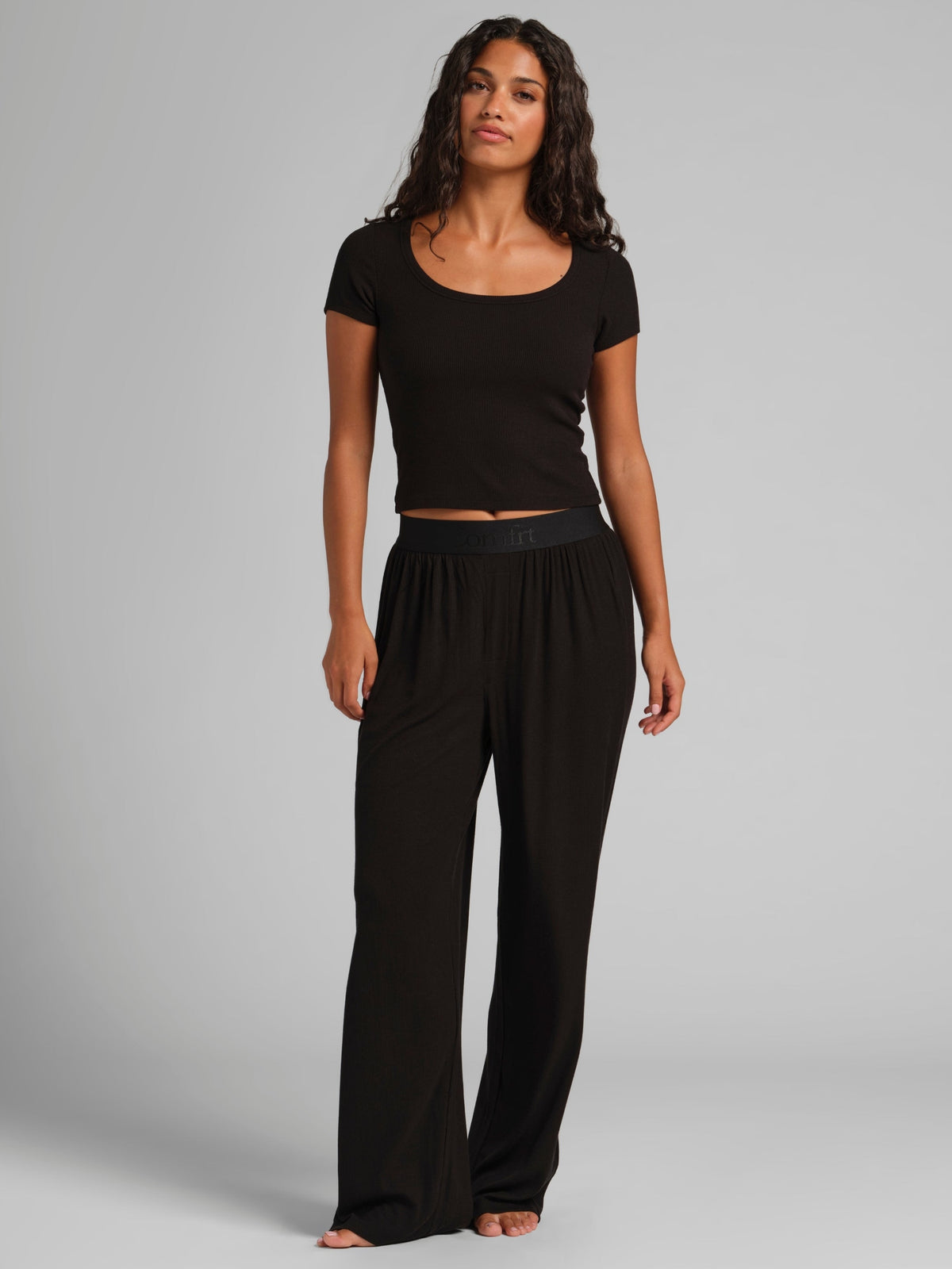 Slinky Rib Lounge Pant