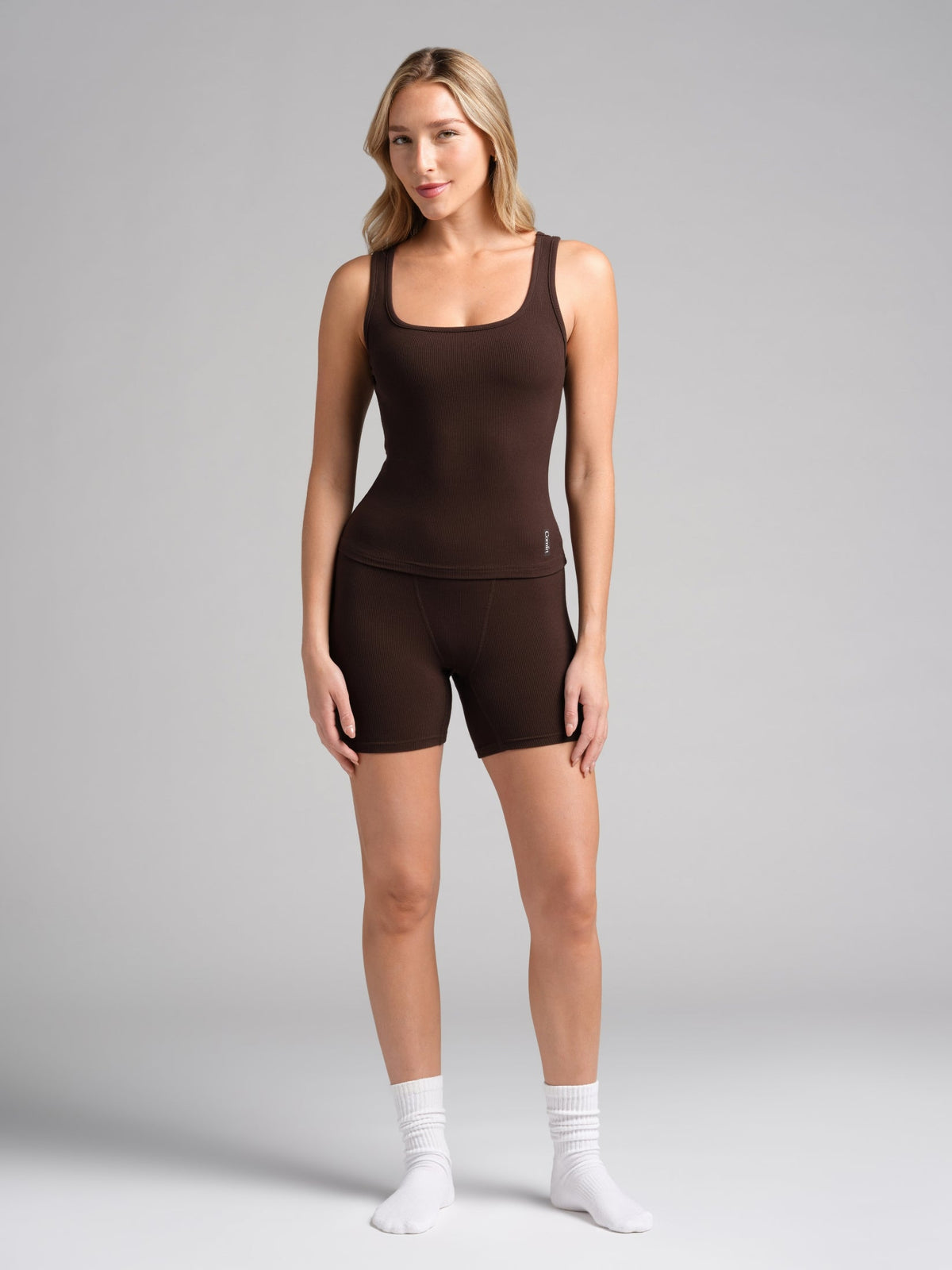 Rib Contour Waist Length Tank