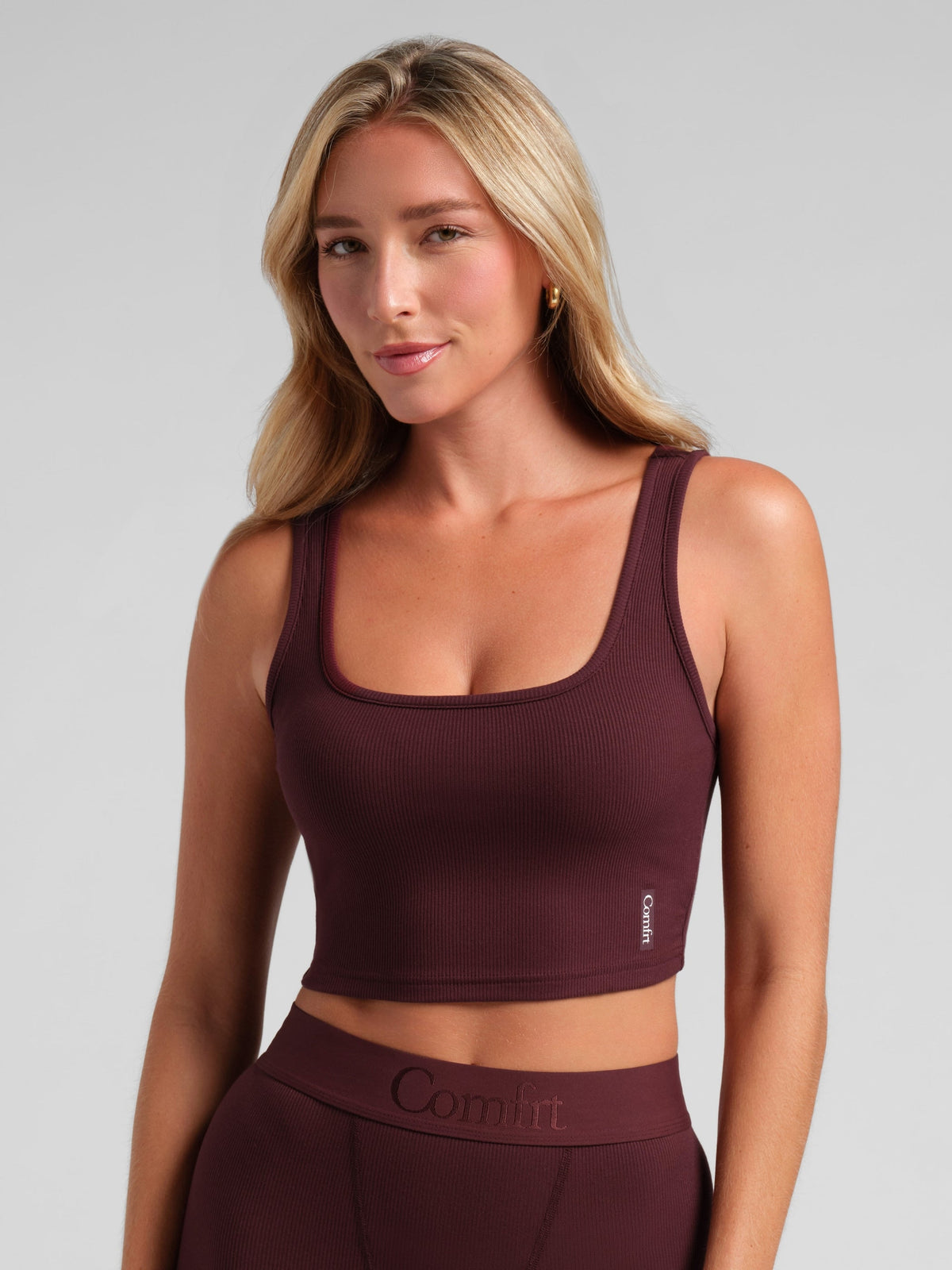 Rib Contour Crop Tank