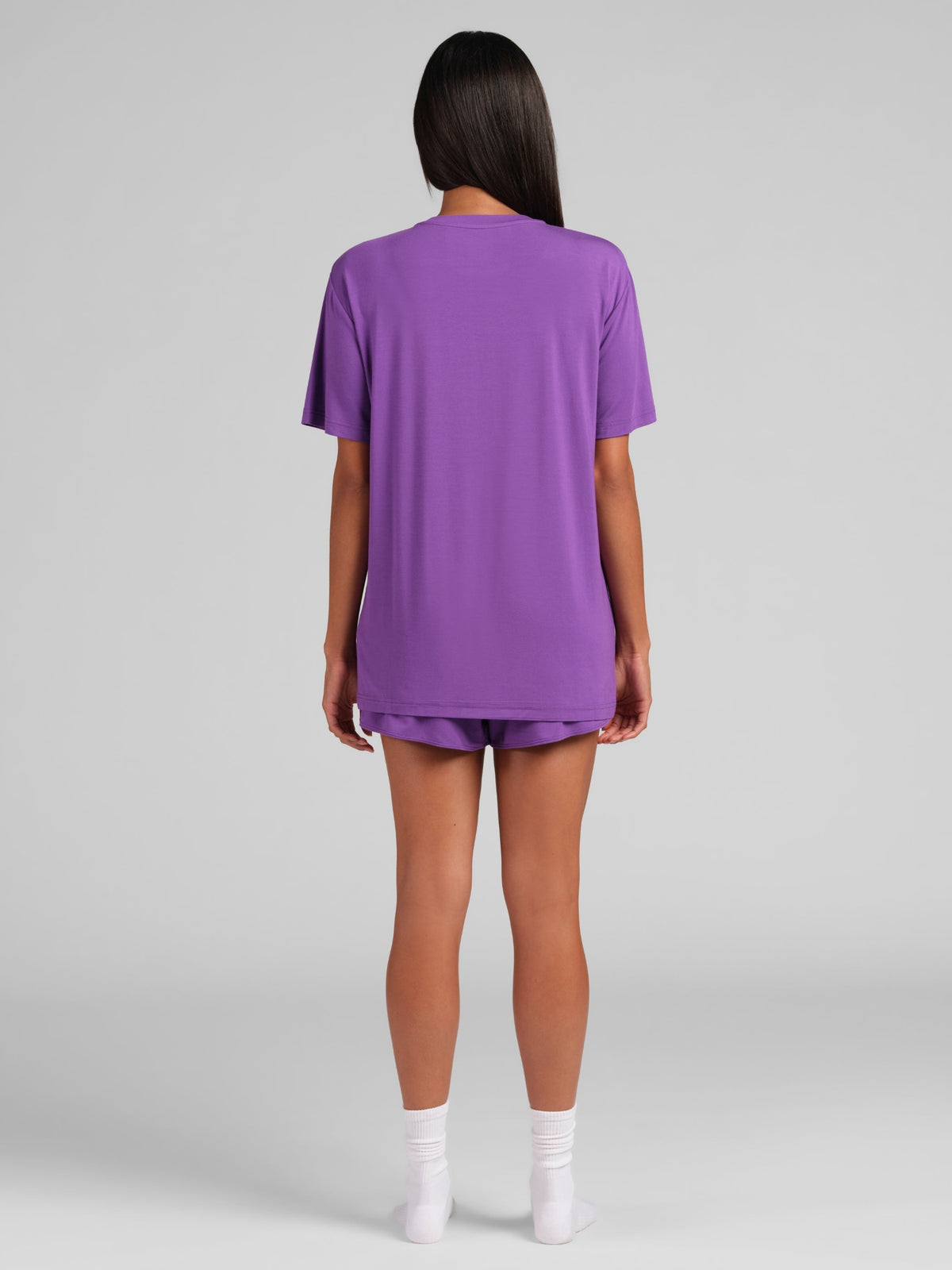 Cloud Lounge Curved Hem Shorts