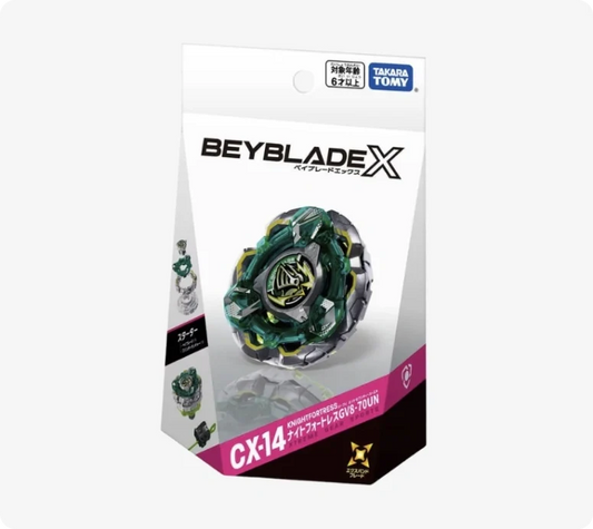 Takara Tomy Beyblade X CX-14 Knight Fortress GV8-70UN
