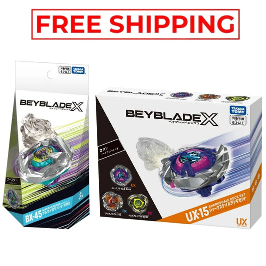 Takara Tomy Beyblade X Bx-45 and UX-15 Bundle