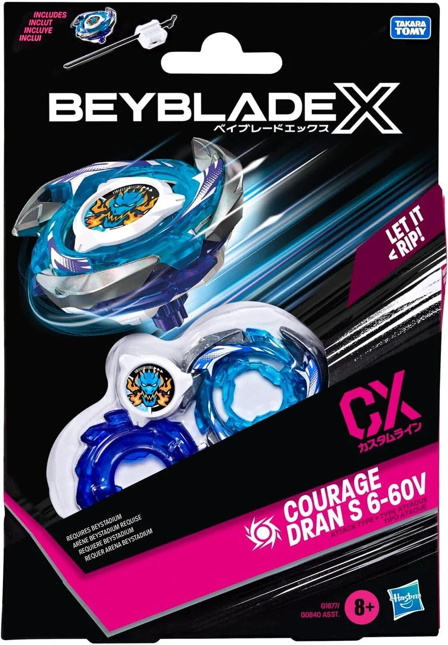 Hasbro Beyblade X CX-01 Courage Dran S 6-60V