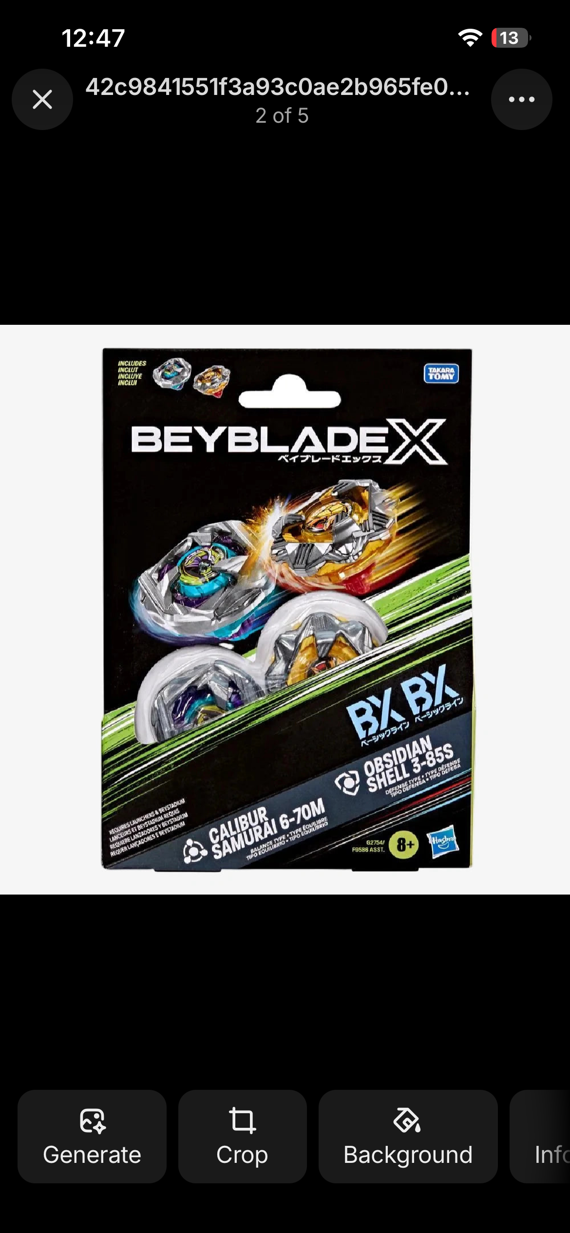 HASBRO Gale Wyvern and Sword Dran Beyblade X Dual Pack
