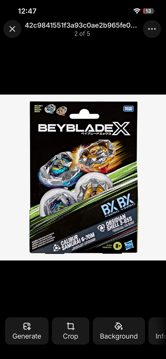 HASBRO Gale Wyvern and Sword Dran Beyblade X Dual Pack
