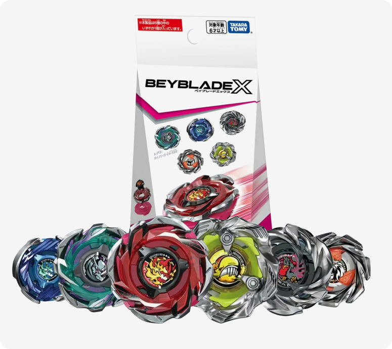 Takara Tomy Beyblade X CX-05 Fullset Vol 5 HellsReaper T4-70K