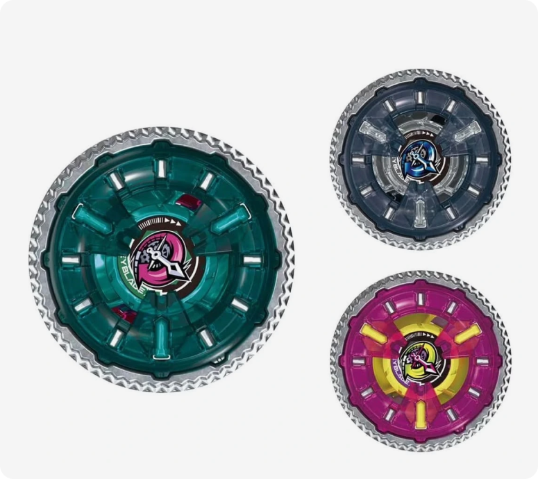 Full Set Takara Tomy Beyblade X UX-16 ClockMirage