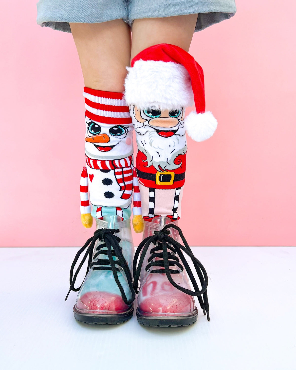 SANTA & SNOWMAN SOCKS