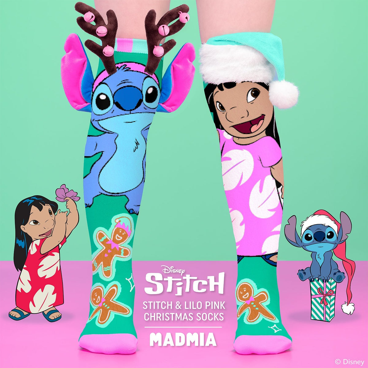 LILO & STITCH'S GINGERBREAD SOCKS