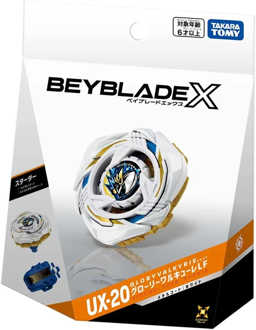 Takara Tomy Beyblade X UX-20 Starter Glory Valkyrie LF