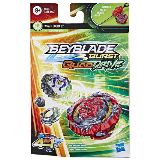 F4067 HASBRO Wrath Cobra C7 Burst DB QuadDrive Beyblade