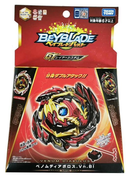 TAKARA TOMY Beyblade Burst GT B-145 DX Starter Venome Diabolos.Vn.Bl